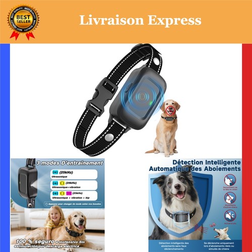 Collier anti aboiement chien - collier,
