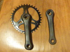 130 mm Pédalier 35 Dents Vintage noir  ofmega 35 teeth crankset BMX enfant