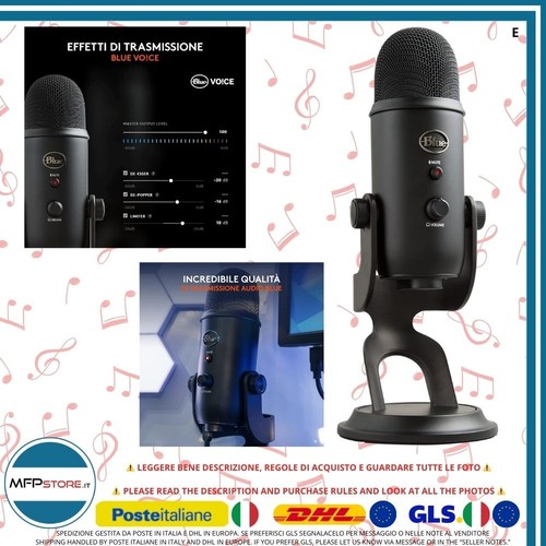 Microphone usb logitech blue - microphone,