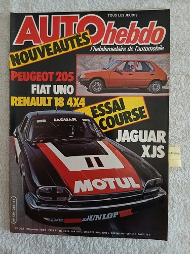 Auto hebdo 352 1 - auto, 20/1/1983