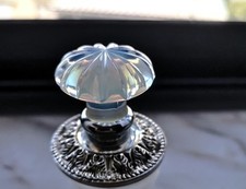 POIGNÉE Bouton de TIROIR - VERRE ou cristal OPALESCENT - 35 mm