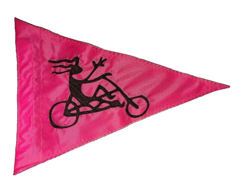 Custom recumbent trike flag - trike,
