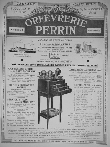 Publicité presse 1930 - de,