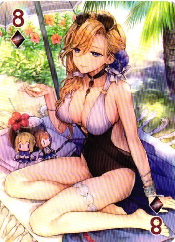 Hood azur lane playing - azur, card