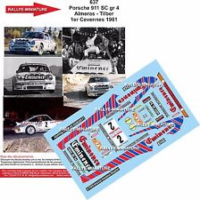 DECALS 1/43 REF 0637 PORSCHE