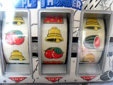 SANS JETONS - Ancien Jackpot à pile Grand jouet sonore jack pot CASINO
