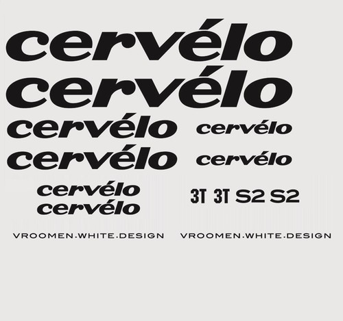 Cervelo decals bicycle - bicycle, noir
