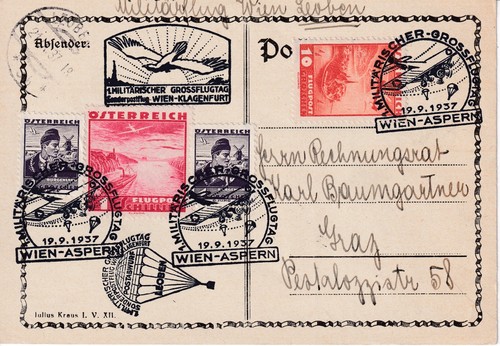 Autriche courrier poste - courrier,