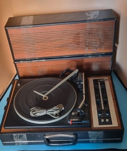 Tourne disque valise vintage - valise,