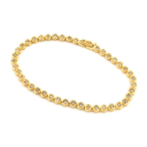 Bracelet chaîne tennis - bracelet,