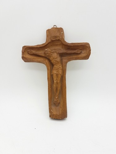 Crucifix mural platre - mural, ou