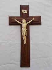 CRUCIFIX ANCIEN RELIGIEUX CHRIST CROIX ANTIQUE CROSS VINTAGE RELIGIOUS XIX