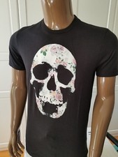 NWT Aero Aeropostale Floral Skull Skul Graphic Tee T Shirt  XS, S