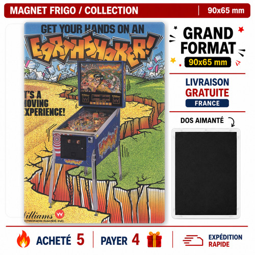 Magnet frigo flipper - magnet,