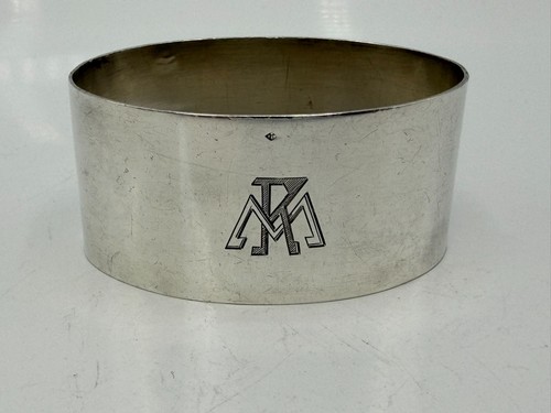 Rond serviette argent - rond,