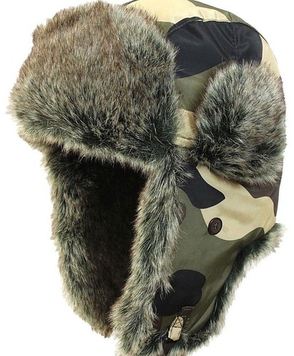 Camouflage ushanka trappeur - camouflage,