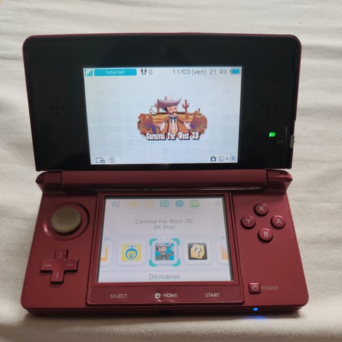 Console nintendo 3ds rouge - console,