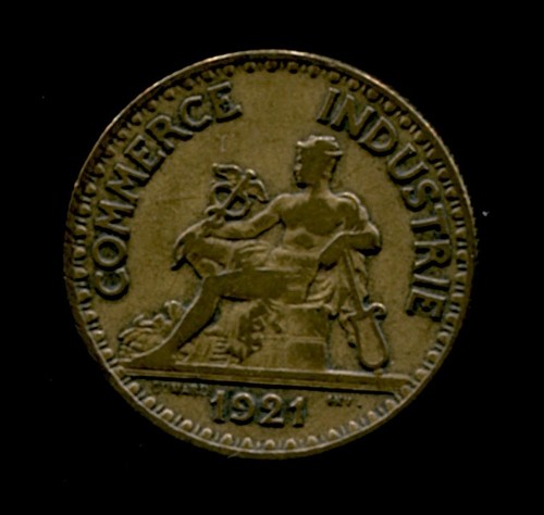 France pièce de - (1921), 2f