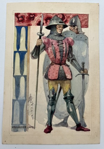 Gouache originale maquette - gouache,