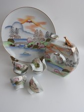 Service à Saké SIFFLEUR en Porcelaine FINE JAPON  COLLECTION