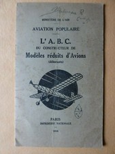 1936 AVIATION POPULAIRE ABC DU