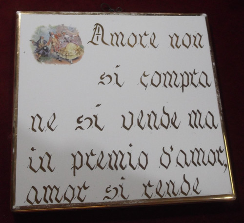 Rare ancien carrelage mural