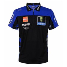 Polo Yamaha Monster Energy VR46 MotoGP Pro Réplica Pour Homme Original