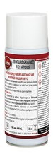 Restom - Peinture grainée 9120 Noir Satiné - 400mL - Peinture aérosol grain fin