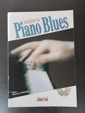 PARTITION + CD - INITIATION AU PIANO BLUES - PIERRE MINVIELLE-SEBASTIA