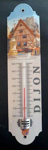 Thermomètre métal émaillé - thermomètre,