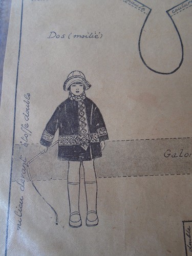 Ancien patron pour poupee - ancien,