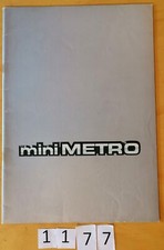 AUSTIN MINI METRO 1000/ 1000 L/ 1000 HLE/ 1300 S Prospectus 24 pages 1982?