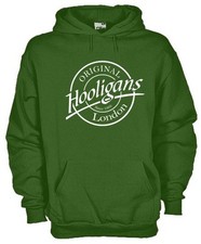 Felpa con Cappuccio Hooligans Original Made in London Hoodie Ultras Football  