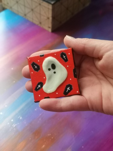 Magnet frigo mini toile