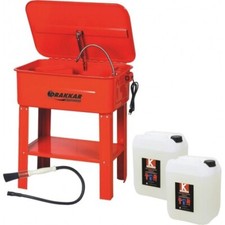 Pack Fontaine de Nettoyage Métallique sur Pied 75L avec 40L de Solvant Dégraissa