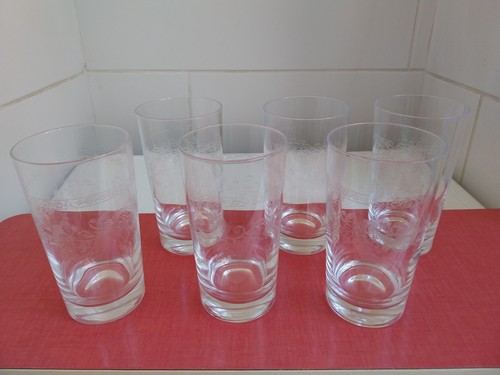 Verres orangeade en - ,