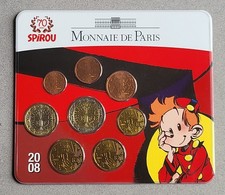 Mini-set Euro "70 ANS SPIROU" Année 2008"- TRÈS RARE- 500 exemplaires.