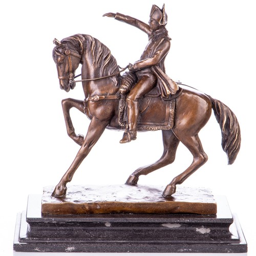 Sculpture napoléon cheval - à,