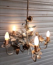 Important lustre fer forgé à