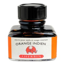 [Ref:13057T] HERBIN Encre traditionnelle à stylo en flacon "D" 30ml Orange