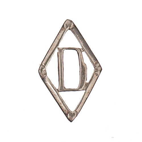 Monogramme lettre argent - monogramme,