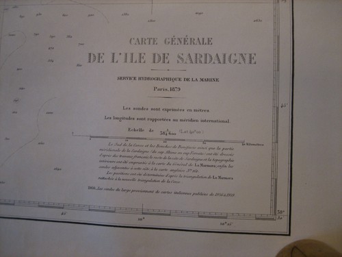 Ancienne carte marine - ancienne,