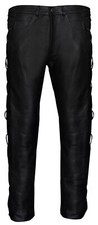 Hommes Cuir Pantalon Moto