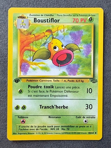 Carte pokemon boustiflor 64 - pokemon,