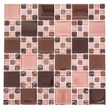 Mosaïque carreau translucide