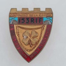 153 RIF  RÉGIMENT DE LA SARRE  Infanterie de Forteresse ligne  Maginot