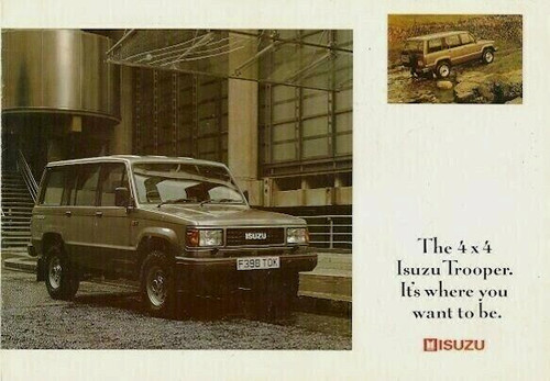 Isuzu trooper 1989 uk - isuzu,