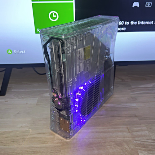Microsoft xbox 360 clear - microsoft,