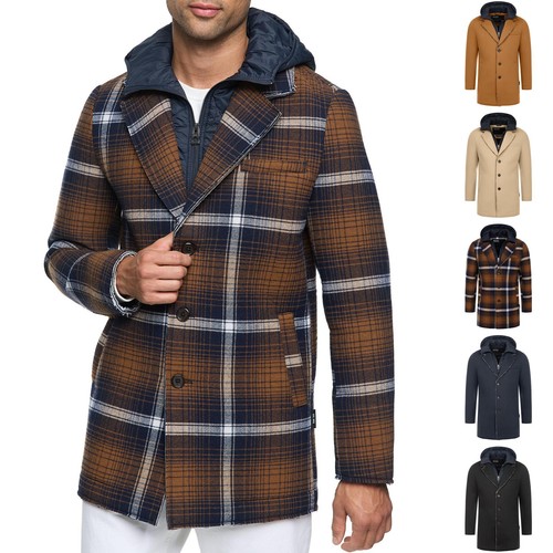 Manteau indicode pour hommes - pour,