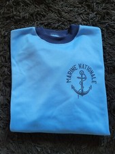 PULL SWEAT LEGER MARINE NATIONALE BLEU MILITAIRE  
